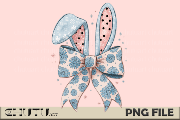 Download Floral Bunny Bow - Easter Aesthetic - Easter aesthetic Collection
