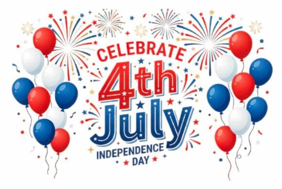 Download 4TH JULY Retro Typography Design - Typography design Collection