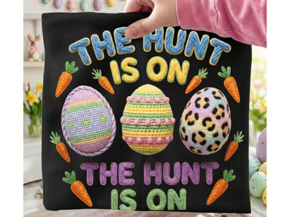Download The Hunt is on Easter Eggs Tshirt Png - Egg Collection