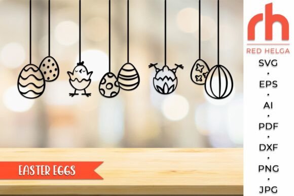 Download Easter Eggs SVG, Chick and Eggs Cut File - Egg Collection