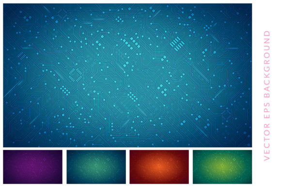 Download Circuit Board Pattern Background Vector - Premium Resources