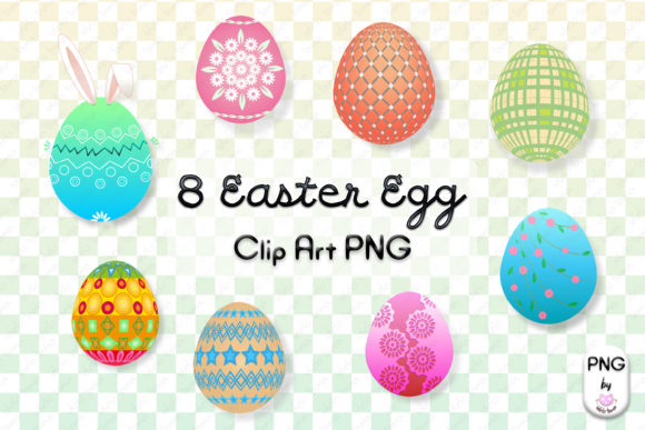 Download Colorful Easter Egg Clipart Sticker PNG - Egg Collection