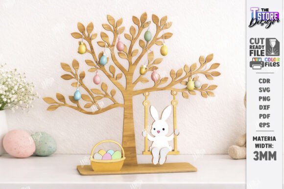 Download Easter Tree Laser Cut | Easter Eggs SVG - Egg Collection