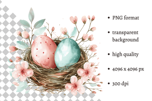 Download Watercolor Easter Eggs Clipart - Egg Collection
