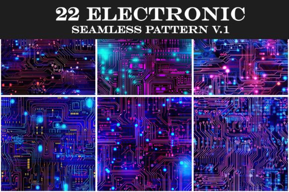 Download Electronic Pattern,Circuit Board 300 DPI - Premium Resources