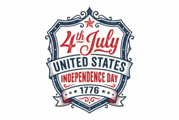 Download Happy 4TH JULY Retro Typography Design - Typography design Collection