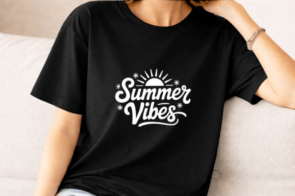 Download Summer Vibes Retro Typography Design - Typography design Collection