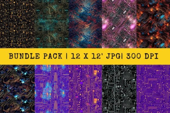 Download Bundle Electronic Circuit Board Pattern - Premium Resources