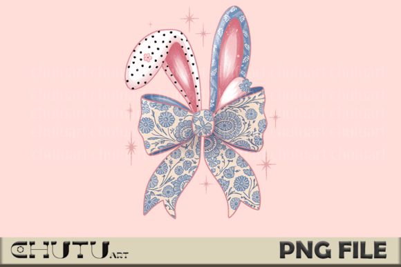 Download Floral Bunny Bow - Easter Aesthetic - Easter aesthetic Collection