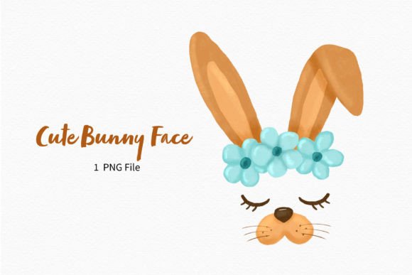Download Cute Bunny Face Clipart Baby Easter Png - Baby easter png Collection